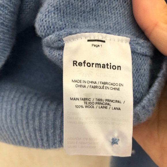 RARE Reformation + Net Sustain Nathalia Embellished Cropped Cardigan Sweater - Picture 8 of 11